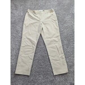 Calvin Klein Pants Womens 10 Straight Beige Inseam:‎ 26" Office Casual